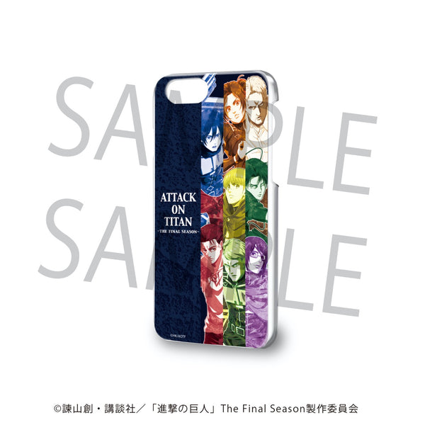 「進撃の巨人」ハードケース(iPhone6/6s/7/8兼用)02/集合デザイン(MANGEKYO)